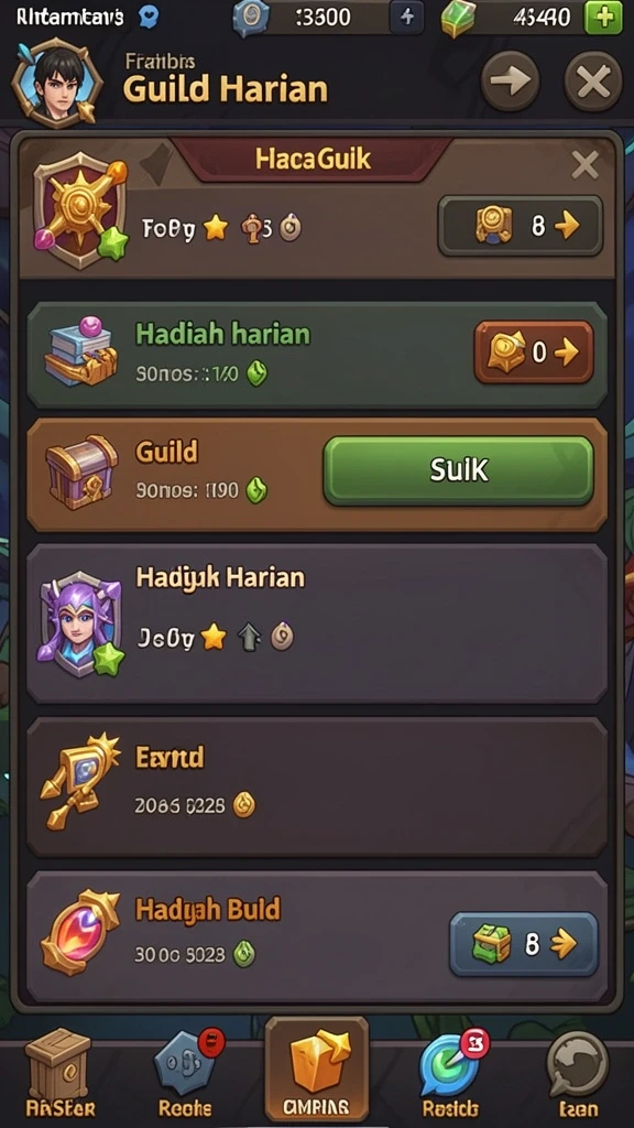 666ff - Screenshot menunjukkan karakter dalam aksi pertarungan epik.