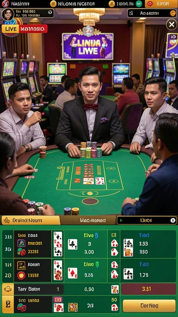 spaceman88 - Tampilan menu dengan opsi yang mudah dipahami.